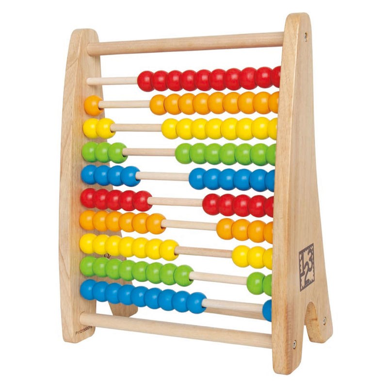 Hornear Interpretación Mojado Sensacional ábaco de madera de Hape, para aprender matemáticas jugando