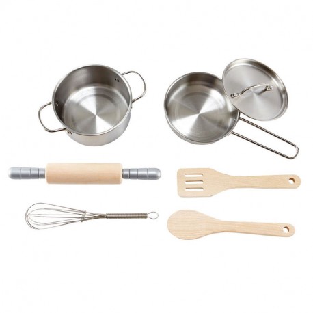 UTENSILIOS de MADERA y METAL para COCINITAS de HAPE