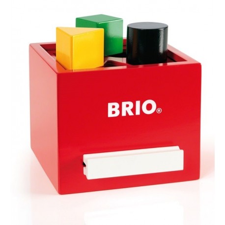 CAJA de CLASIFICAR FORMAS ROJA de BRIO