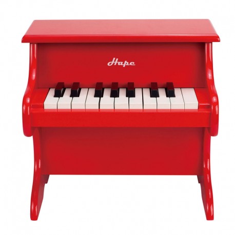 Planeta Espejismo Enfatizar Piano rojo de Hape para introducir a los más pequeños en la música.