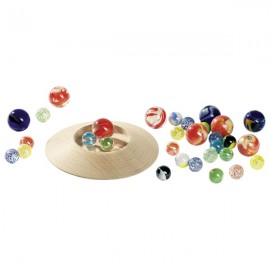 JUEGO de CANICAS con PLATO de GOKI