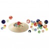 JUEGO de CANICAS con PLATO de GOKI
