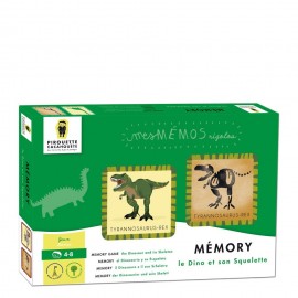 MI DIVERTIDO MEMORY DE DINOSAURIOS de PIROUETTE CACAHOUÈTE