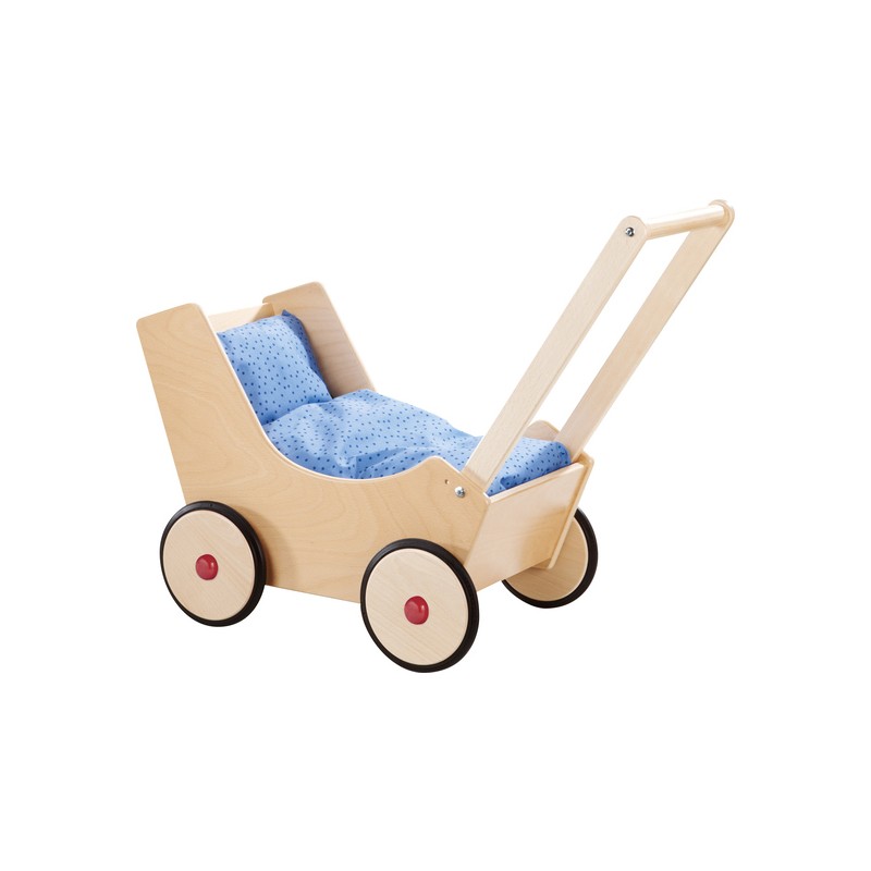 Andador correpasillos para bebe de madera natural amarillo