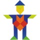 MOSAICO de COLORES JUEGOS de COMPOSICION de HABA