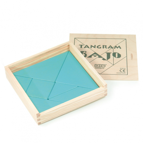 TANGRAM de MADERA de BAJO TOYS