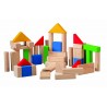 50 BLOQUES de MADERA JUEGO de CONSTRUCCIÓN - PLANTOYS
