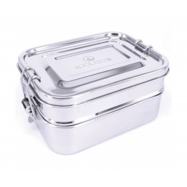 PORTA ALIMENTOS ACERO INOX. MEDIANO DOS NIVELES – KOOLECO