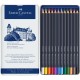 12 LAPICES ACUARELABLES GOLDFABER ESTUCHE METAL - FABER CASTELL