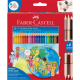 LÁPICES DE COLORES GRIP “CHILDREN OF THE WORLD” 20+3- FABER CASTELL