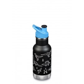 KLEAN KANTEEN - BOTELLA TERMICA PARA NIÑOS “PAPER DINOS” 350 ML