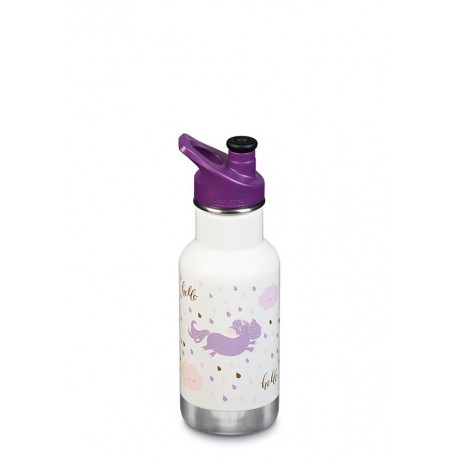 KLEAN KANTEEN - BOTELLA TERMICA PARA NIÑOS “UNICORN LEAP” 355 ML