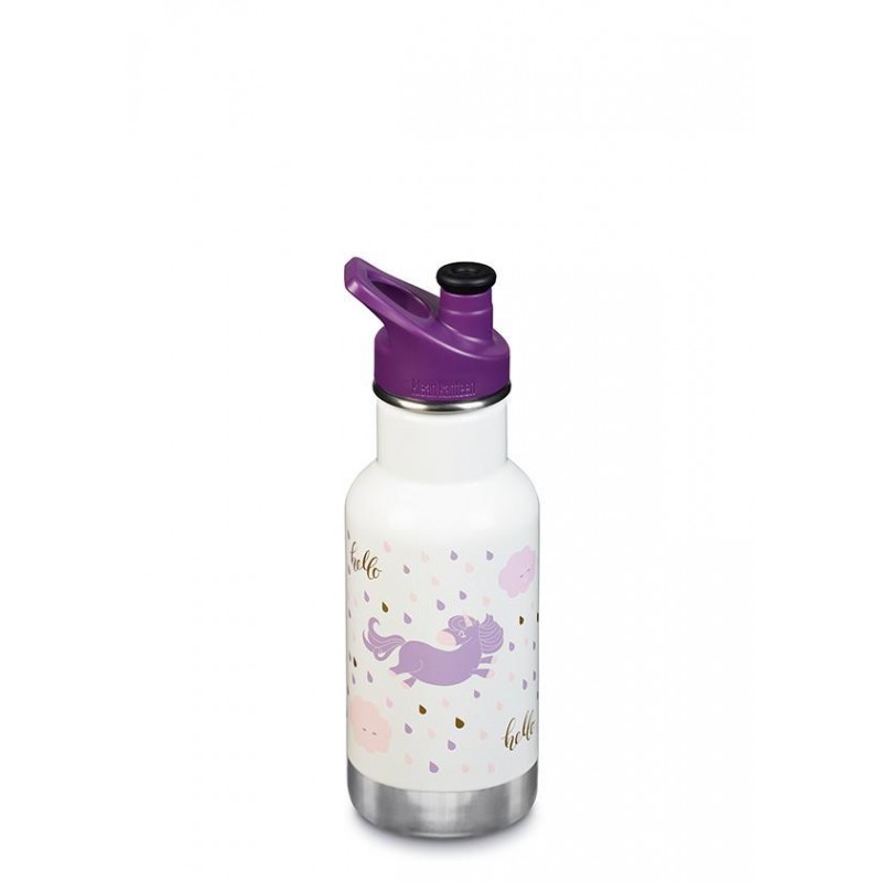 KLEAN KANTEEN - BOTELLA TERMICA PARA NIÑOS “UNICORN LEAP” 355 ML