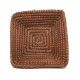 CESTA DE YUTE MARRON - COMERCIO JUSTO