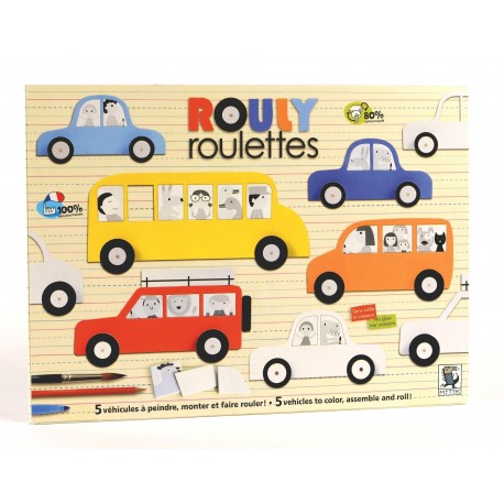 ROULY ROULETTES KIT de cartón de MITIK