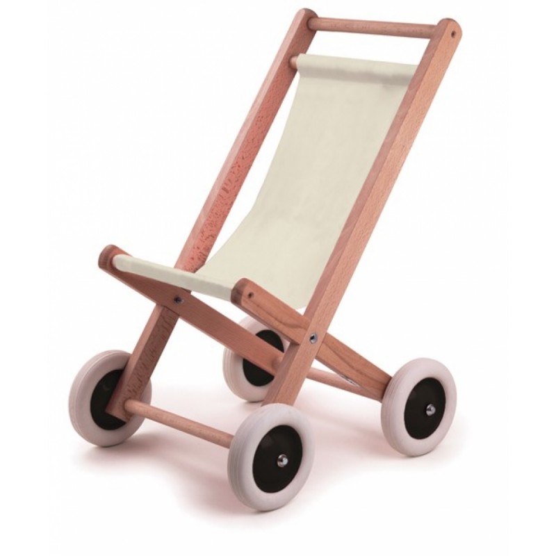 Cochecitos de madera para muñecas sale