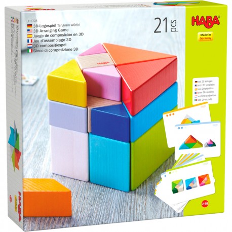 CUBO TANGRAM JUEGO DE COMPOSICION 3D - HABA