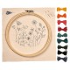KIT DE BORDADO CON BASTIDOR - MOSES