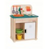 FRIGO y FREGADERO de MADERA de PLANTOYS