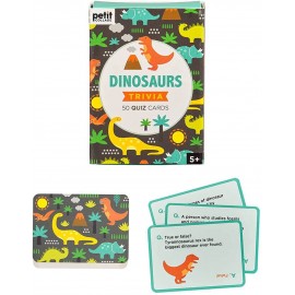 DINOSAURS TRIVIA QUIZ CARDS - PETIT COLLAGE