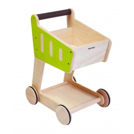 CARRITO de la COMPRA en MADERA de PLANTOYS