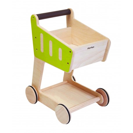 CARRITO de la COMPRA en MADERA de PLANTOYS