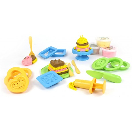 Set de pastelería de eco plastilina de Green Toys, para peques activos