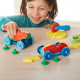 SET COCHES DE CARRERAS ECO PLASTILINA - GREEN TOYS