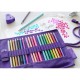 20 LAPICES DE COLORES SPARKLE EN ESTUCHE ENROLLABLE - FABER CASTELL