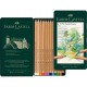 12 LAPICES PASTEL PITT EN ESTUCHE DE METAL - FABER CASTELL