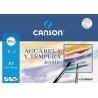 PAPEL DE ACUARELA CANSON GUARRO MINIPACK A4 BASIK 6 HOJAS