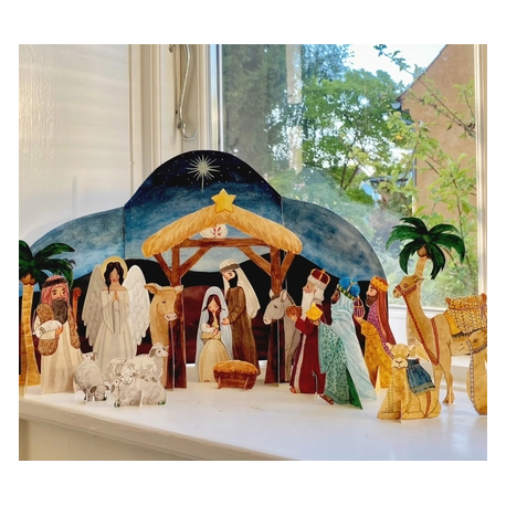 BELEN NACIMIENTO RECORTABLE- TALL HAT TALES