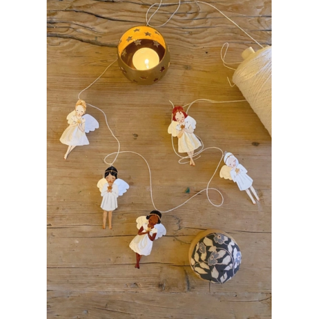 RECORTABLE CORO DE ANGELES - TALL HAT TALES