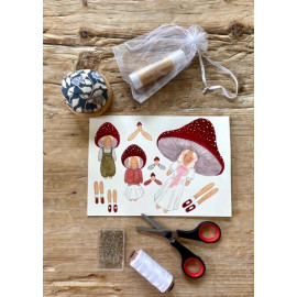 RECORTABLE FAMILIA DE HONGOS ROJOS - TALL HAT TALES