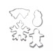 SET DE 4 CORTADORES DE GALLETAS DE NAVIDAD – FACKELMANN