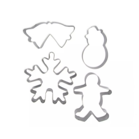 SET DE 4 CORTADORES DE GALLETAS DE NAVIDAD – FACKELMANN