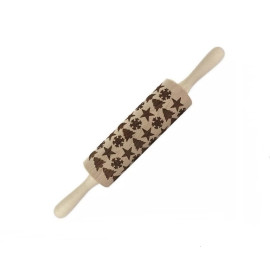 RODILLO DE MADERA CON MOTIVOS DE NAVIDAD – FACKELMANN