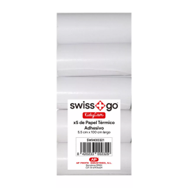 PAPEL TÉRMICO ADHESIVO PACK 5 ROLLOS PARA CAMARA SWISS GO KIDYCAM
