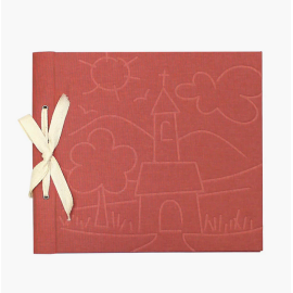 LIBRO DE COMUNIÓN TEMÁTICO COLOR ROSA VINTAGE - PEPA PAPER
