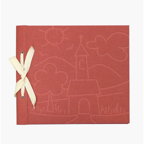 LIBRO DE COMUNIÓN TEMÁTICO COLOR ROSA VINTAGE - PEPA PAPER