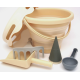 JUEGOS PARA ARENA 7 EN 1 SAND TOYS BEIGE - COMPACTOYS