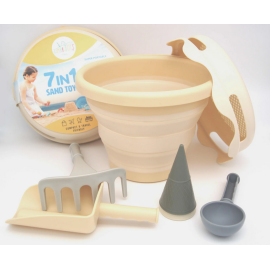 JUEGOS PARA ARENA 7 EN 1 SAND TOYS BEIGE - COMPACTOYS