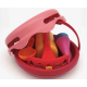 JUEGOS PARA ARENA 7 EN 1 SAND TOYS ROJO - COMPACTOYS