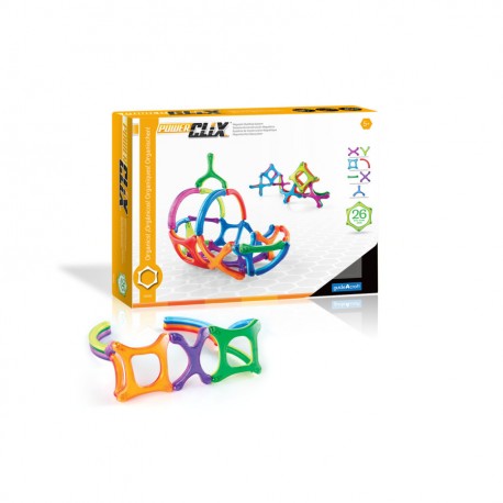 JUEGO de CONSTRUCCIÓN POWERCLIX ORGANICS 26 pz de GUIDECARFT