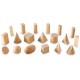 SET 19 CUERPOS GEOMÉTRICOS en MADERA de LEARNING RESOURCES