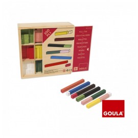 REGLETAS CUISENAIRE 300 pz en CAJA de MADERA